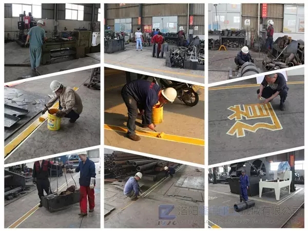 隆中重工車(chē)間6s管理